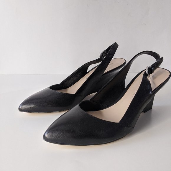 New Franco Sarto Size 7 Wedge Heel Sling Backs - Picture 12 of 15